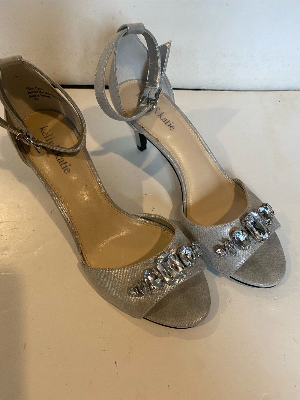 Kelly & Katie Heeled Sandals with Ankle Strap